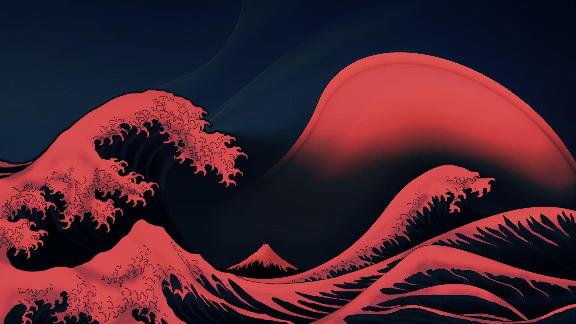 1920x1080 Red Aesthetic 1920x1080 Wallpaper