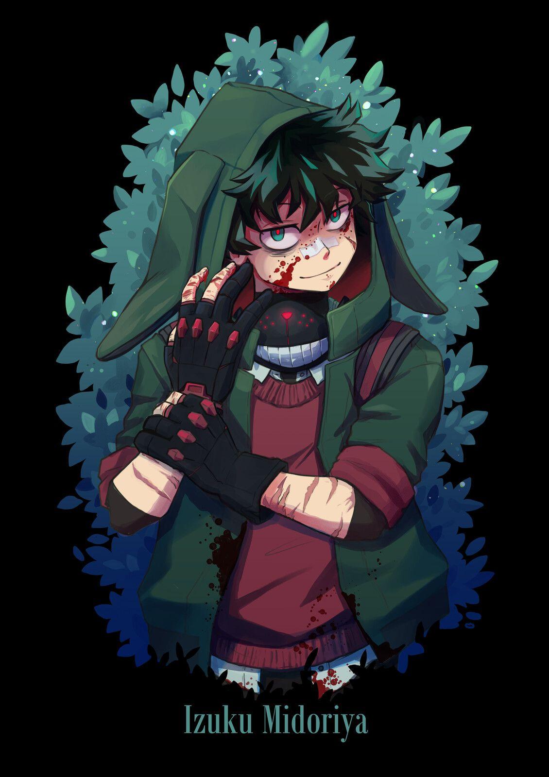 1130x1600 Villan Deku Wallpaper