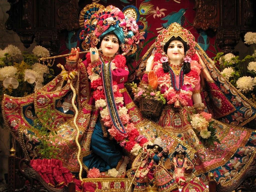 1024x768 Radha Krishna ISKCON Wallpaper
