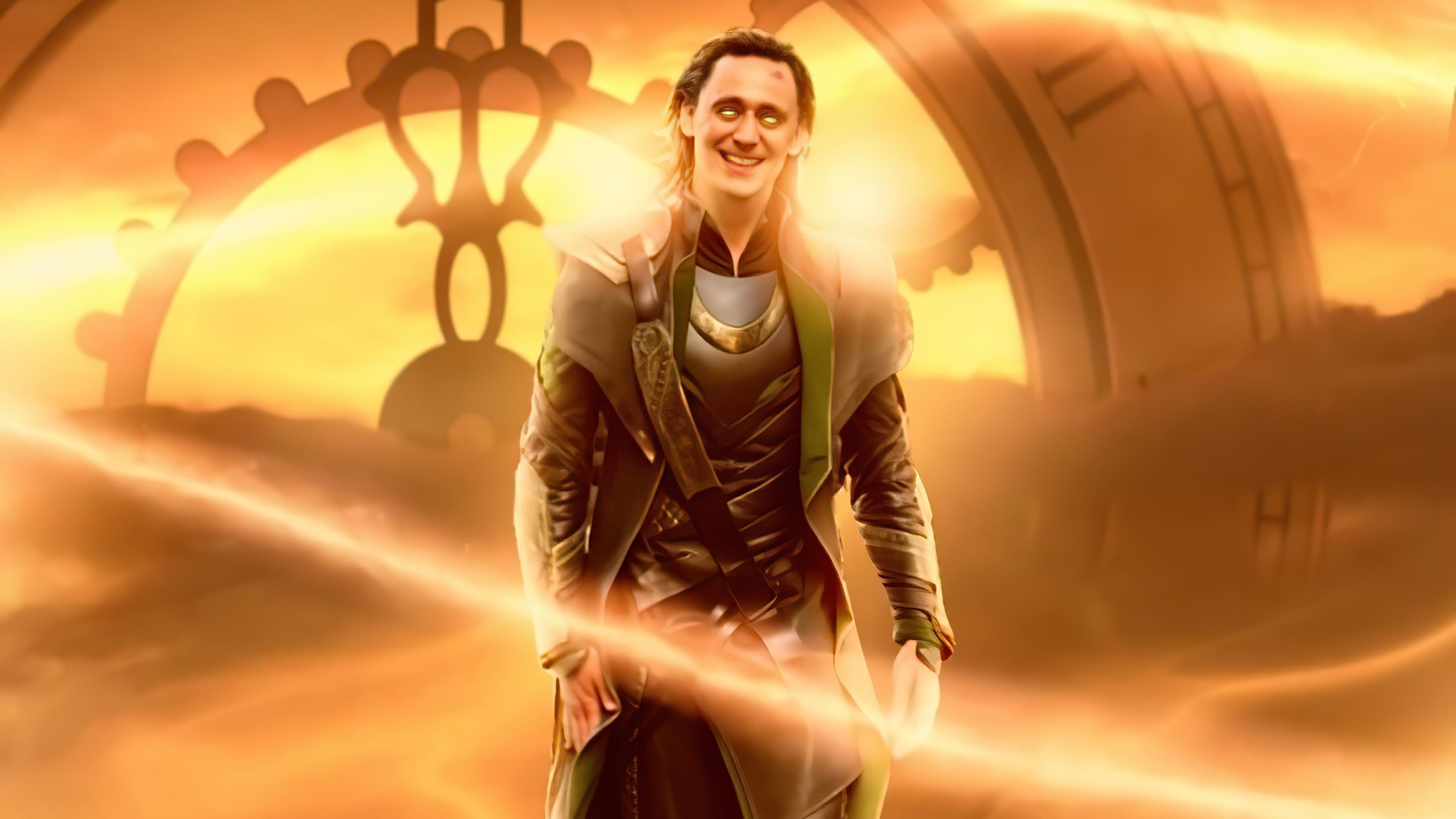 3840x2160 Loki The God of mischief Poster Wallpaper 4k Ultra HD