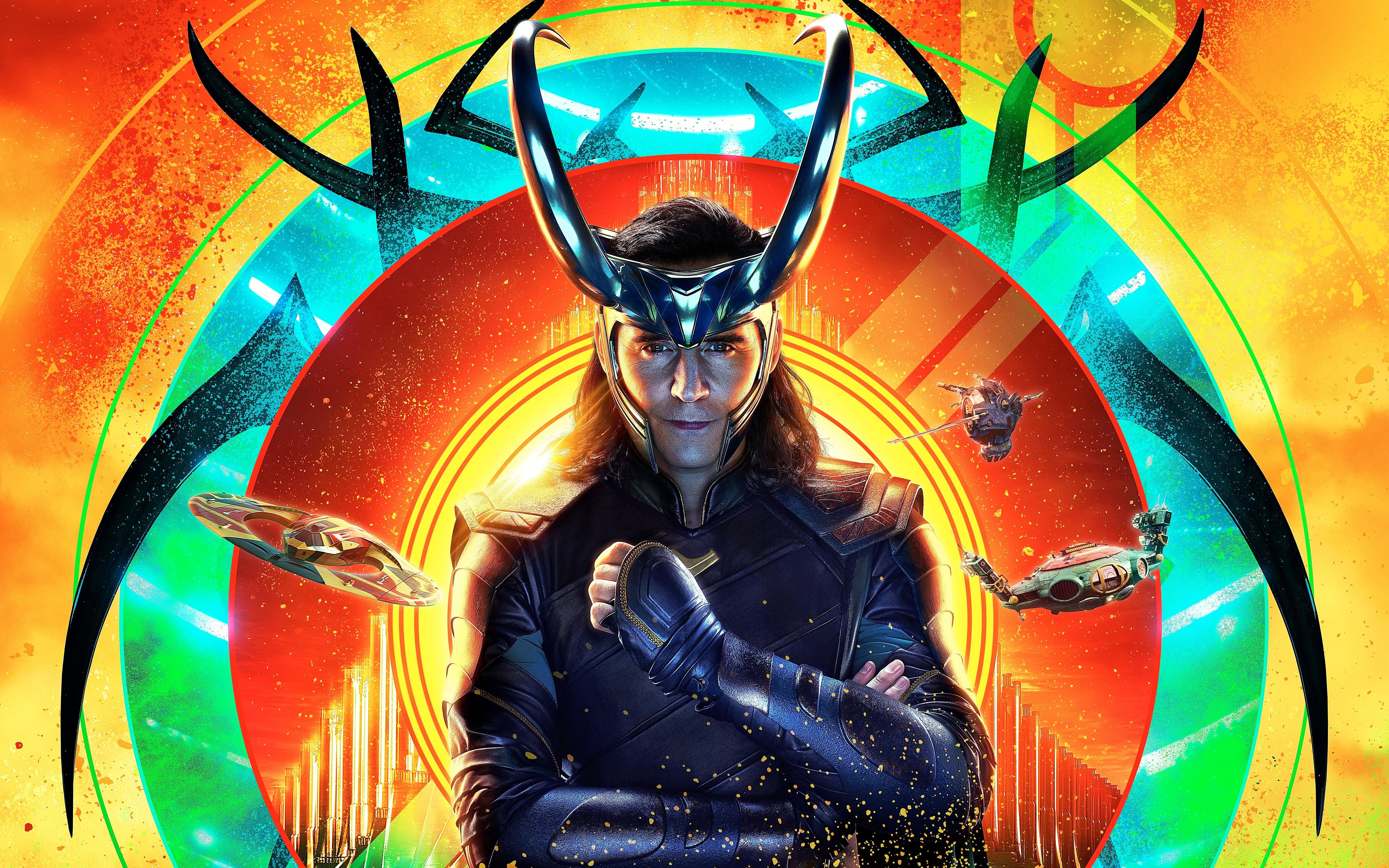 5120x3200 Loki Thor Ragnarok 2021 Newest Game HD Poster