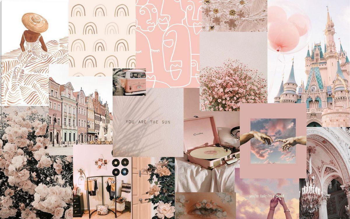1200x750 The Best 20 Beige Aesthetic Desktop Vintage Macbook Wallpaper Collage