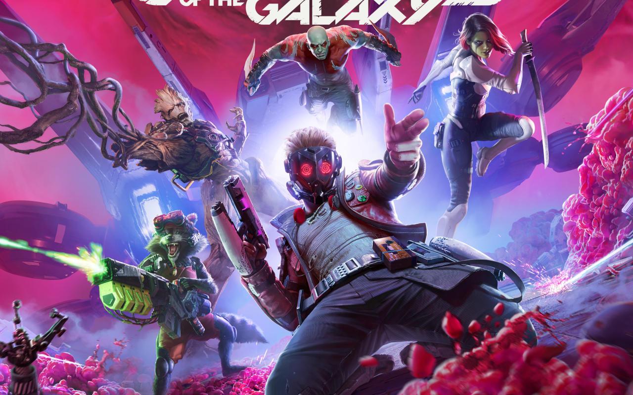 1280x800 Marvel's Guardians of the Galaxy will have you shooting to 80s music