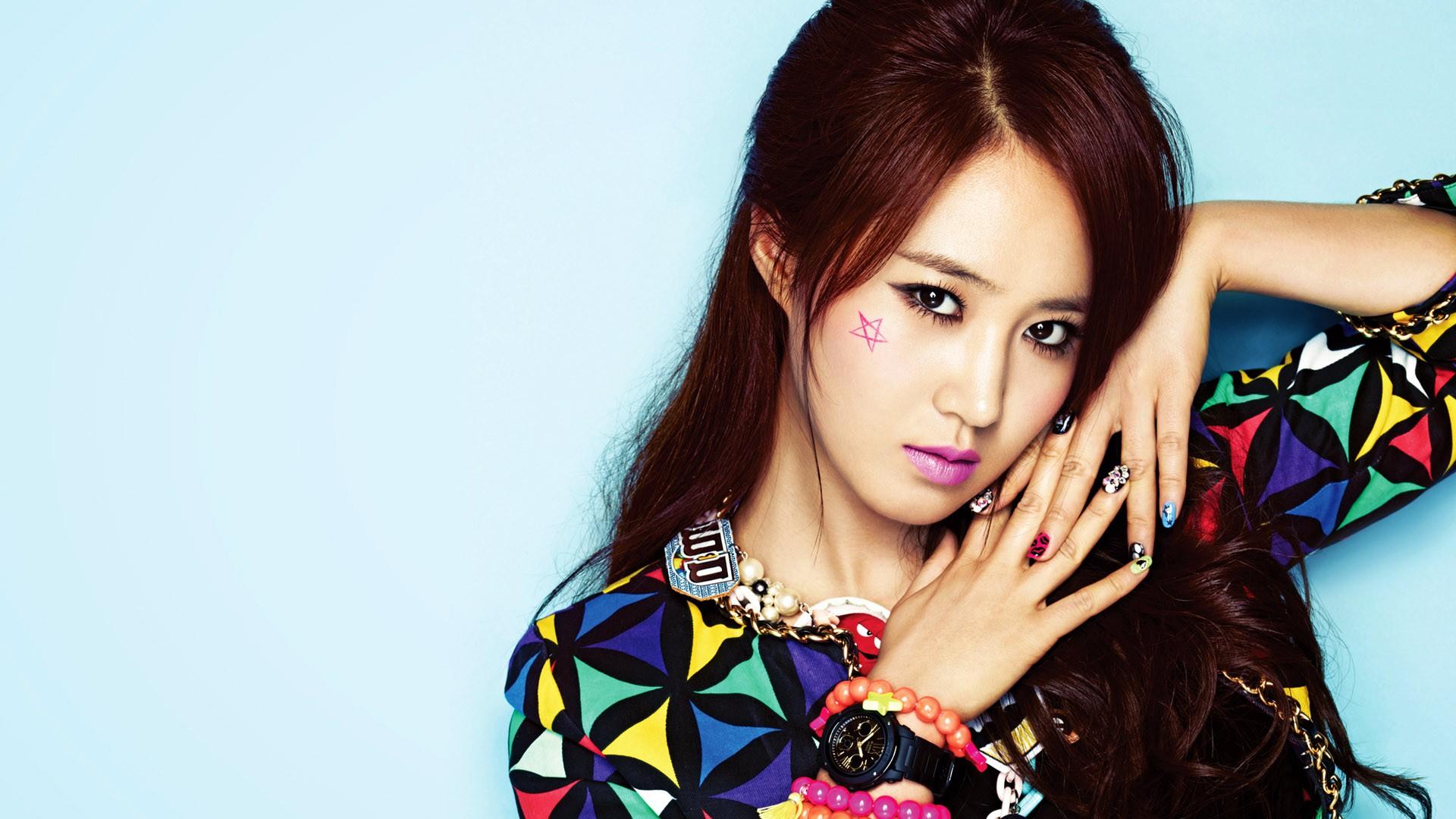 1920x1080 Asian, SNSD, Girls Generation, Musicians, Singer, Kwon Yuri, Colorful, Blue, Eyes, Women, Korean Wallpaper HD / Desktop and Mobile Background