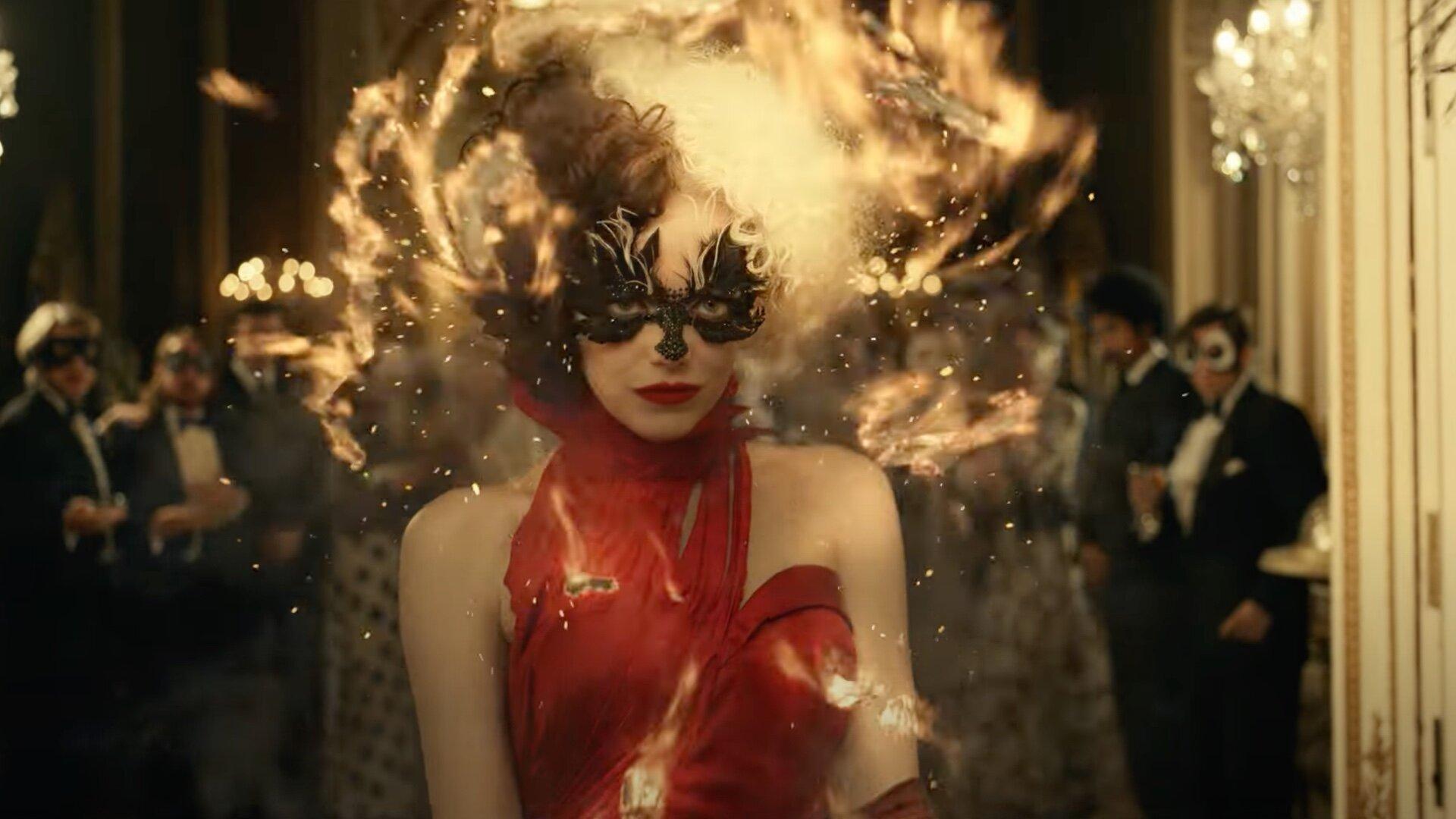1920x1080 Emma Stone Lights Up The Party in New Clip From Disney's CRUELLA