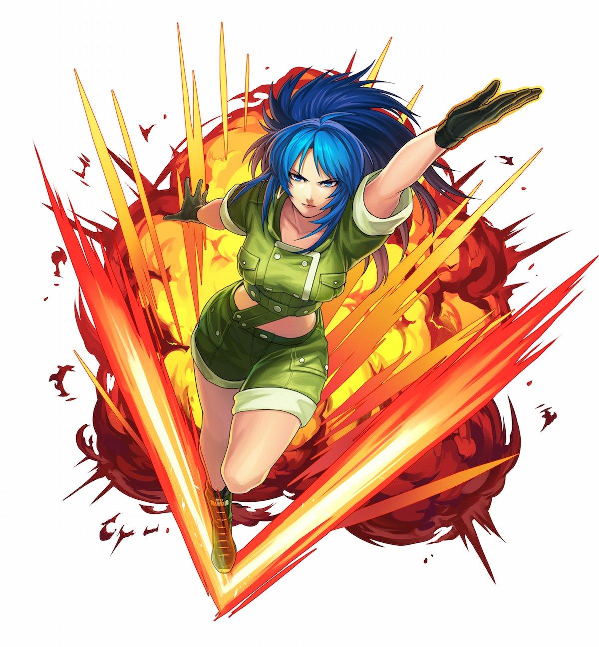 1200x1296 Leona Heidern (The King of Fighters)