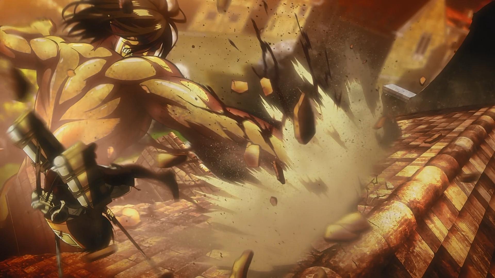1920x1080 Leona Heidern 1. When Eren went wild and tried to kill her. The debris cut her face and she got a scar from it