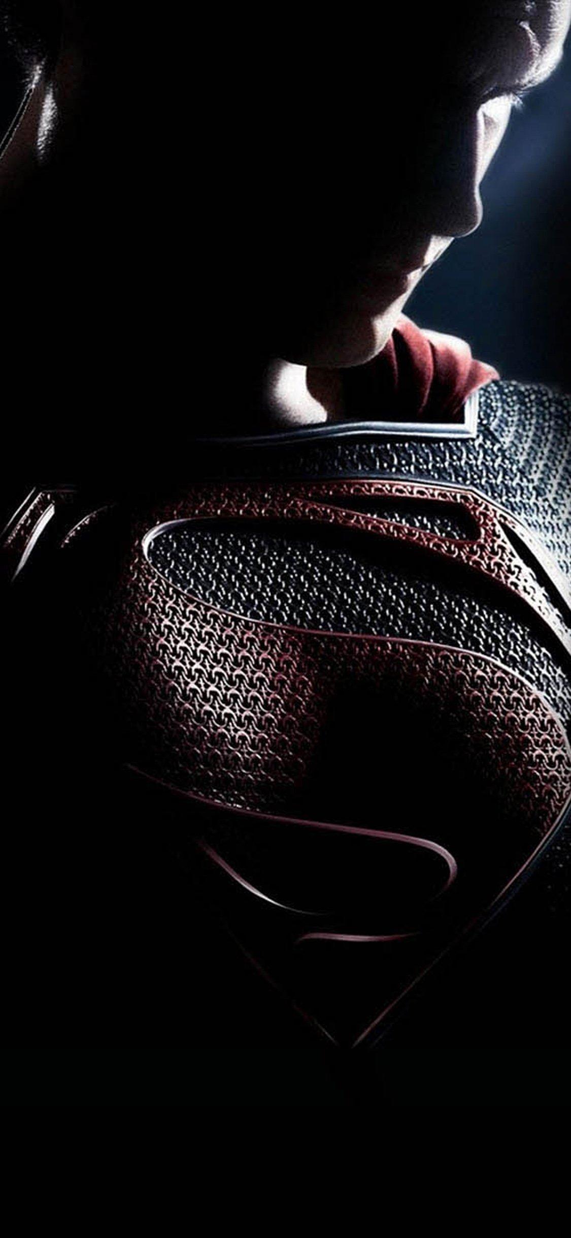 1125x2436 Superman dark hero wallpaper