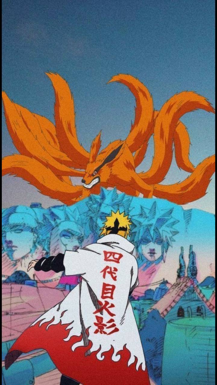 720x1280 Minato Kyubi Wallpaper