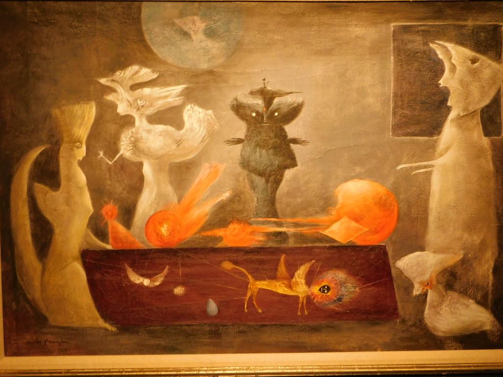 1024x768 Conferencia nocturna, por Leonora Carrington, 1949. / Ev