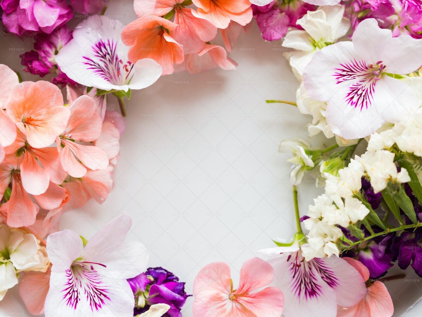 1400x1050 Colorful Flower Border