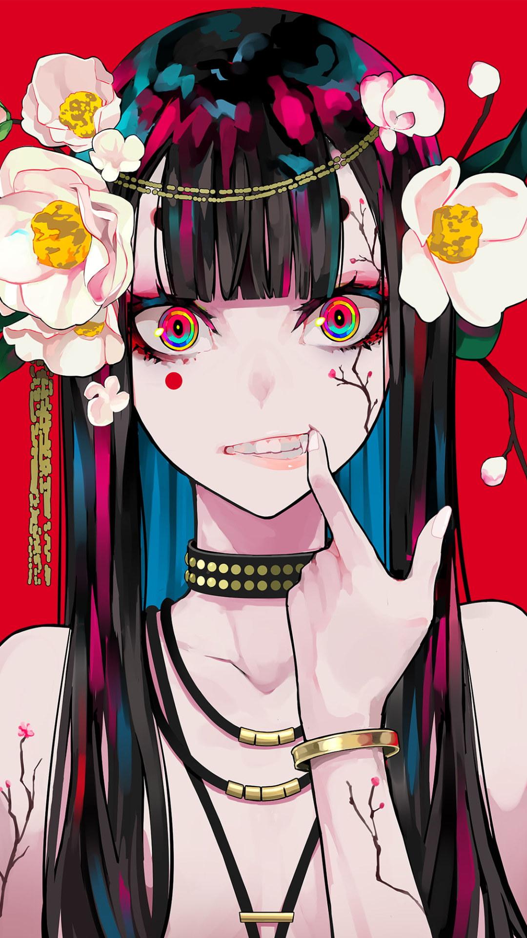 1080x1920 Women, portrait display, artwork, digital art, 2D, looking at viewer • Wallpaper For You HD Wallpaper For Desktop & Mobile