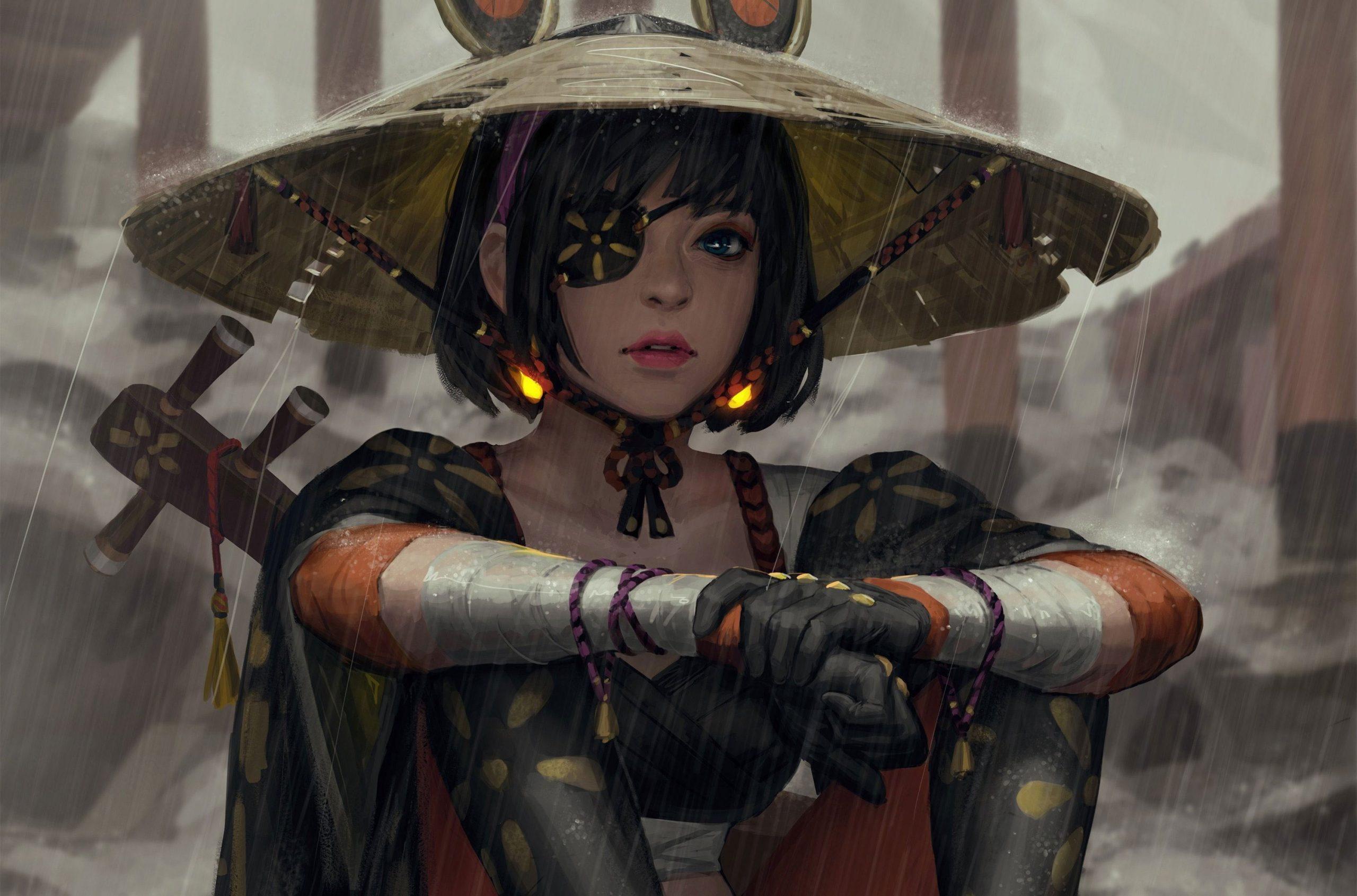2560x1690 Women wallpaper artwork, warrior, painting, fantasy art, GUWEIZ, fan art • Wallpaper For You HD Wallpaper For Desktop & Mobile