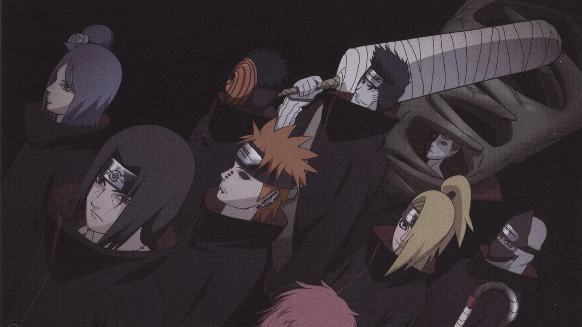 1920x1080 Akatsuki (Naruto) Kisame Hoshigaki Jugo Kakuzu HD Anime Wallpaper