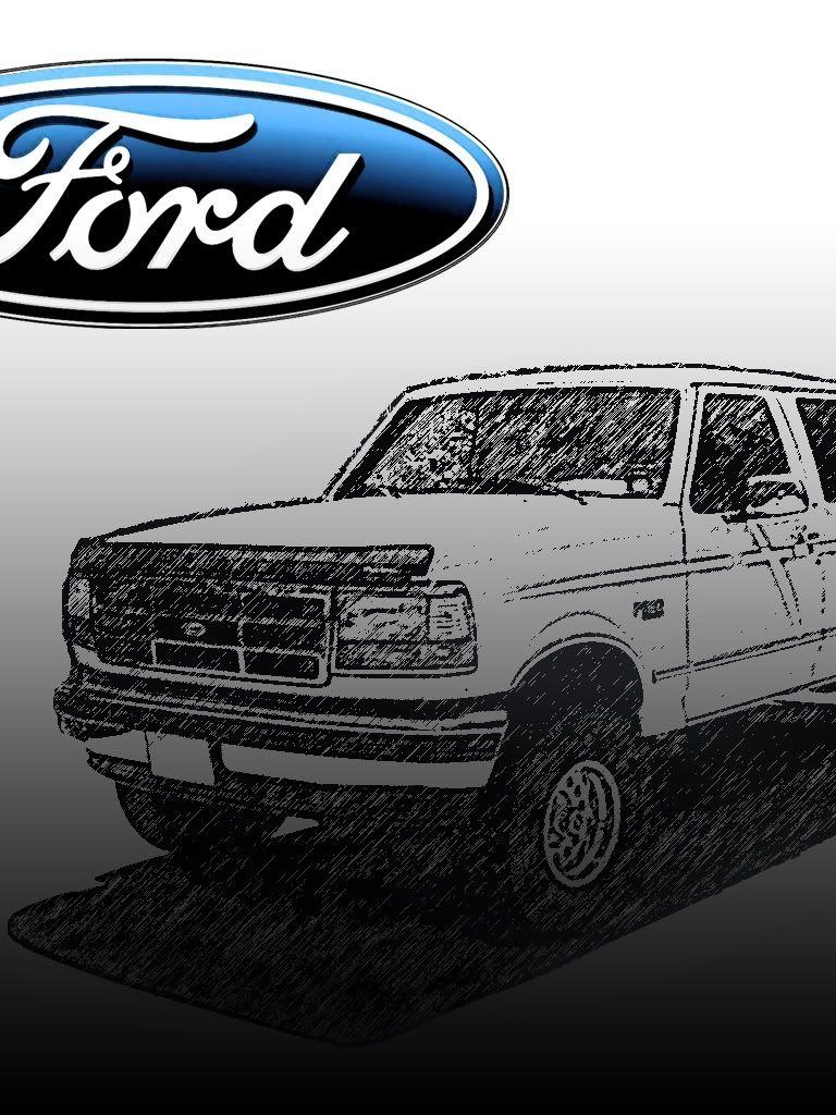 768x1024 Old Ford Trucks Wallpaper