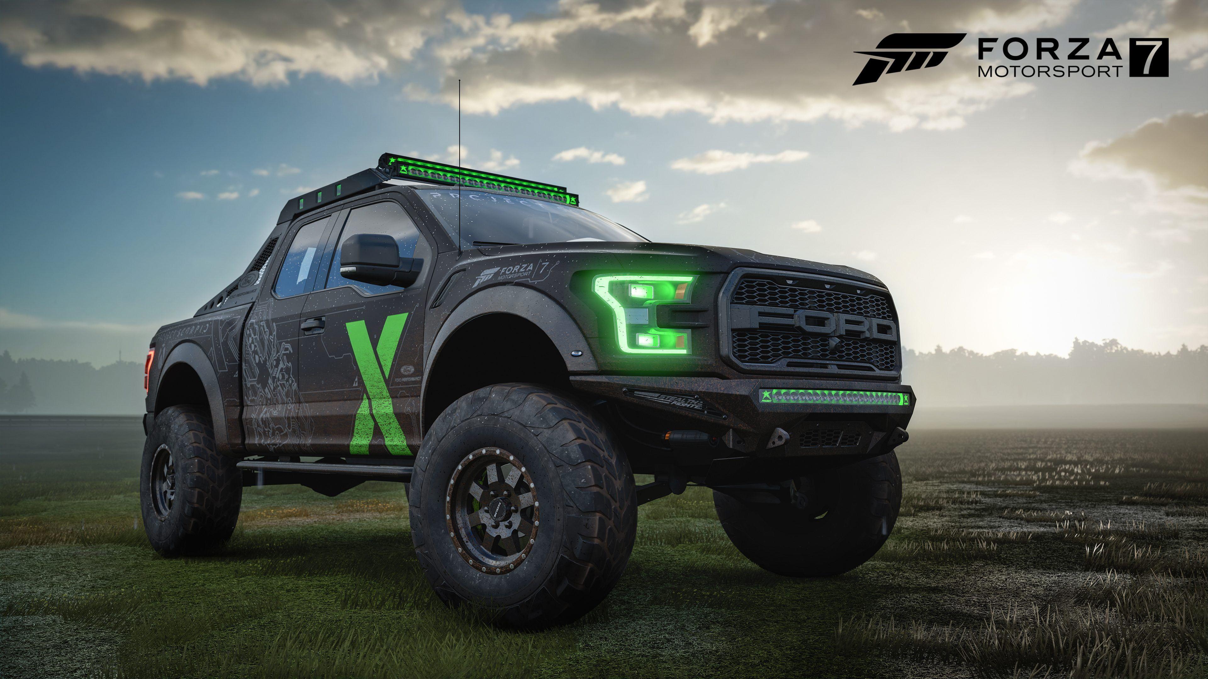 3840x2160 Forza Ford Raptor f150 raptor #Xbox #Ford #car #Truck Forza Motorsport 7 Video Game Art K #wallpaper #hdwallpaper #des. Forza motorsport, Motorsport, Ford f150