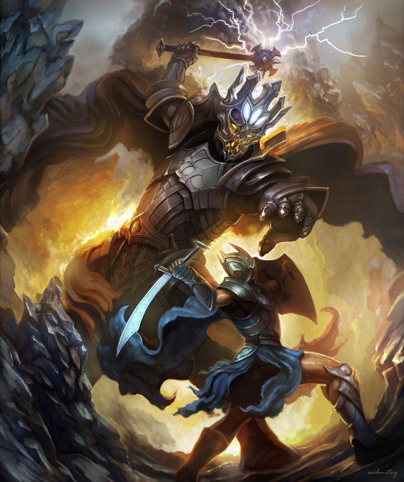 818x976 Fingolfin challenges Morgoth. Middle earth art, Morgoth, Lotr art