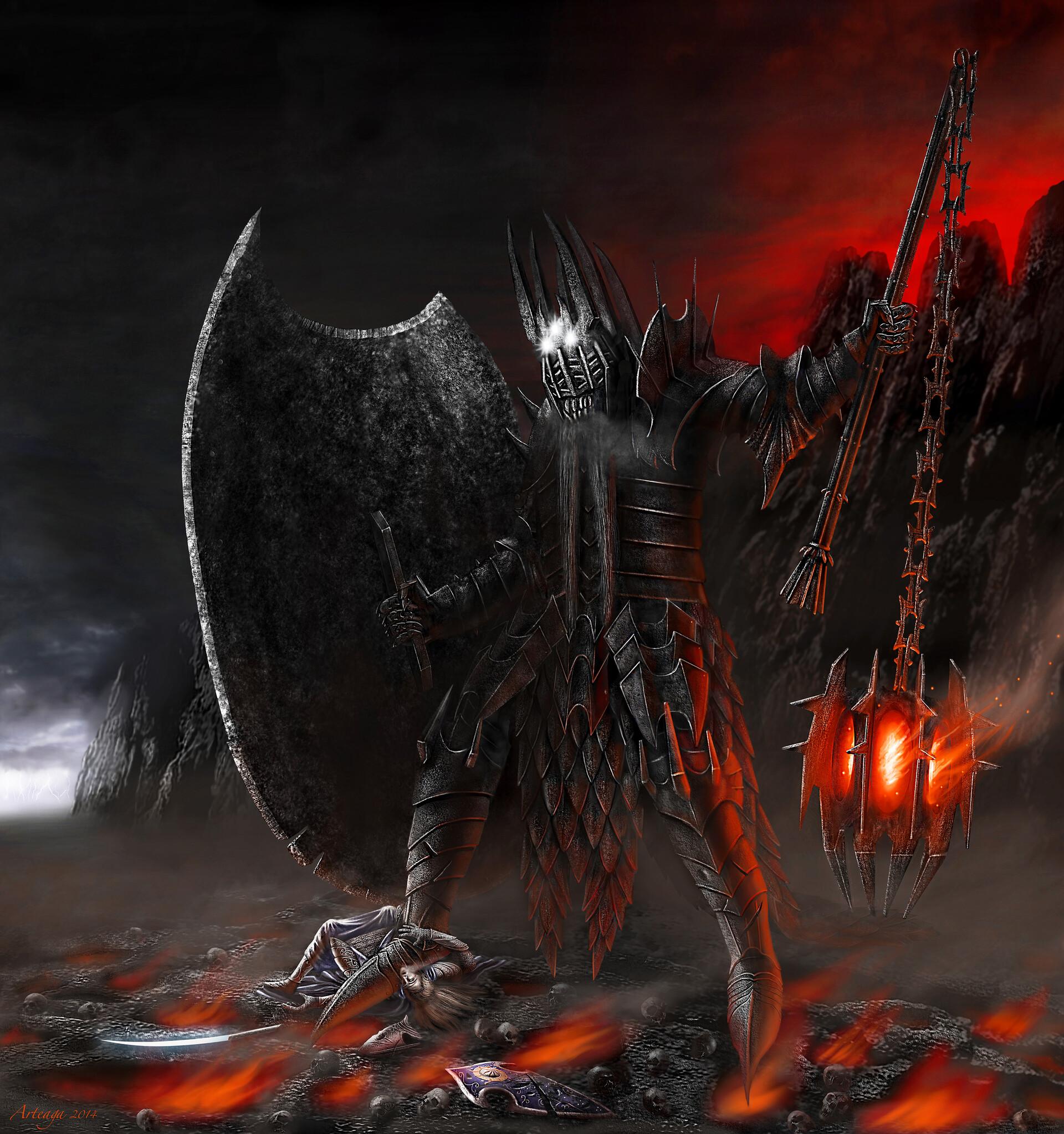 1920x2047 Morgoth Vs Fingolfin Wallpaper