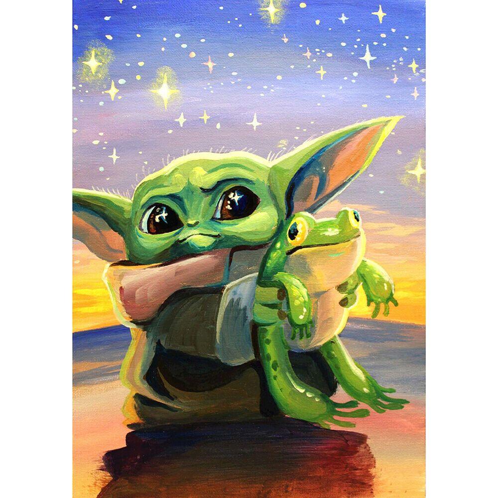 Baby Yoda Art Wallpapers Top Free Baby Yoda Art Backgrounds Wallpaperaccess