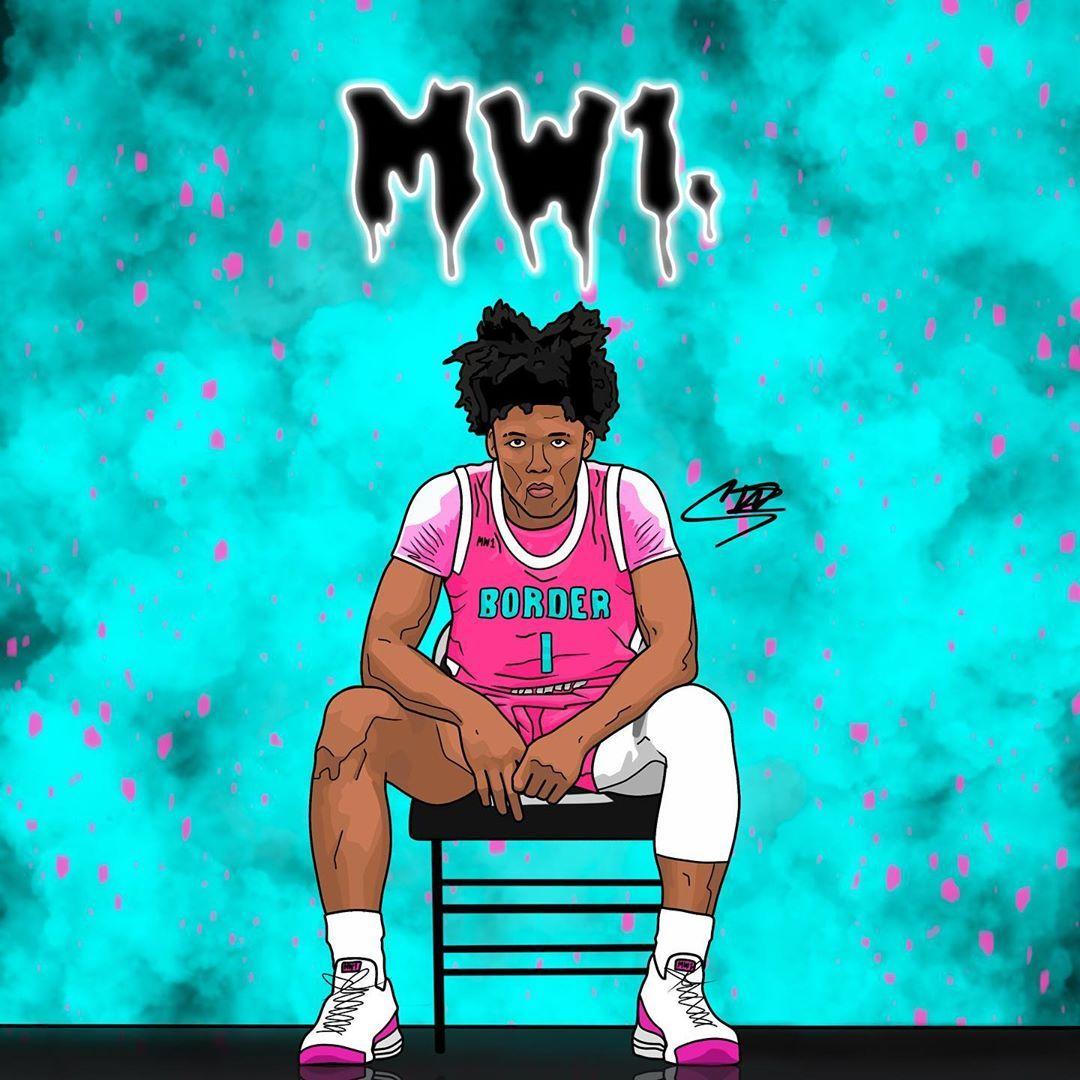 1080x1080 Jalen Green Wallpaper Cartoon