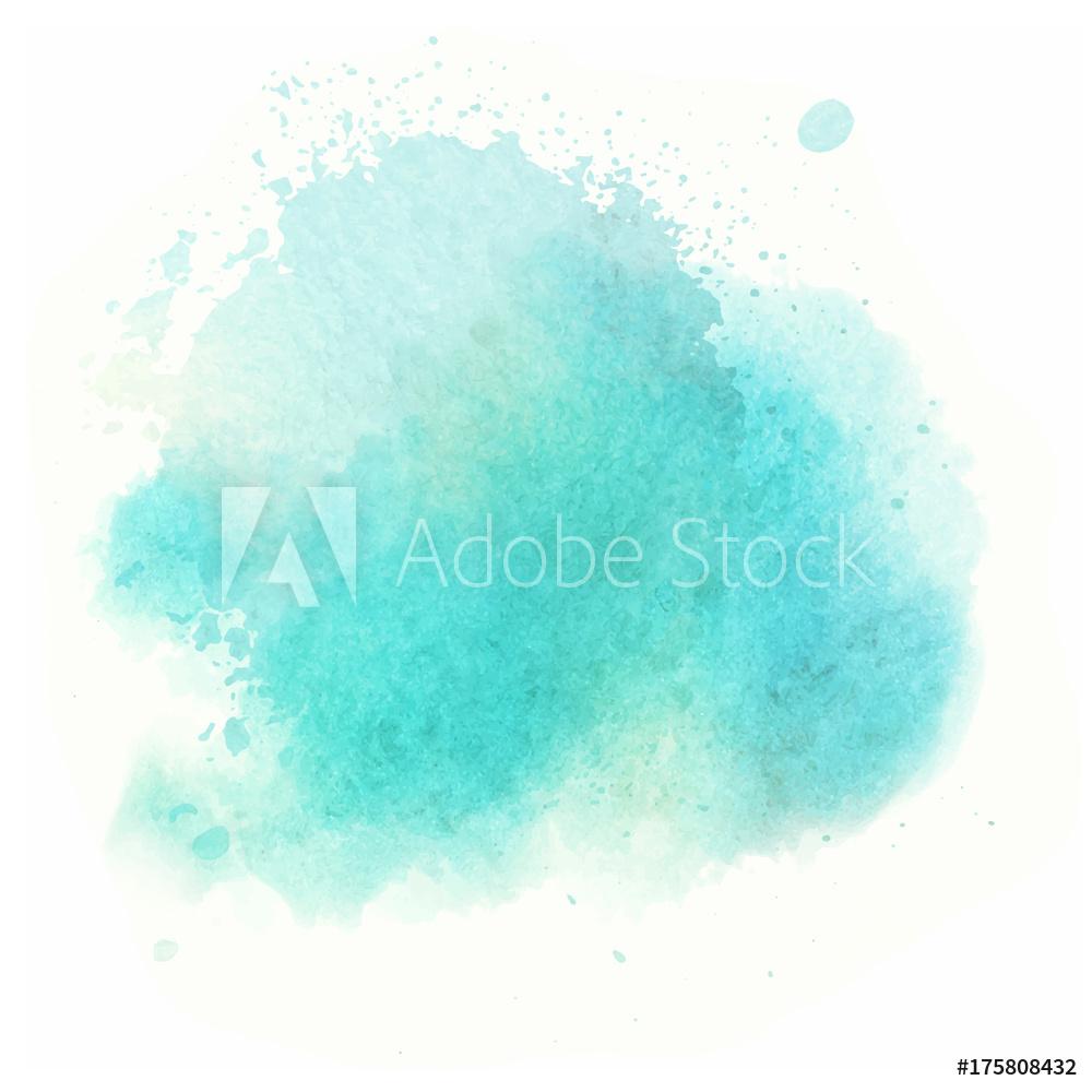 1000x1000 Blue Watercolor Splash Vector Painted Water Color Background Wall Mural Samuii