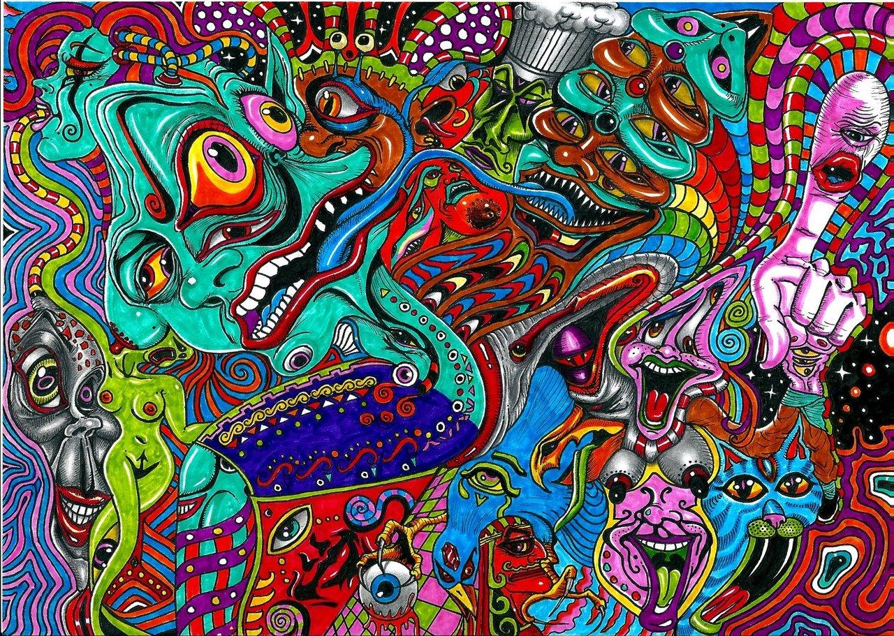 1280x911 Acid Trip Wallpaper