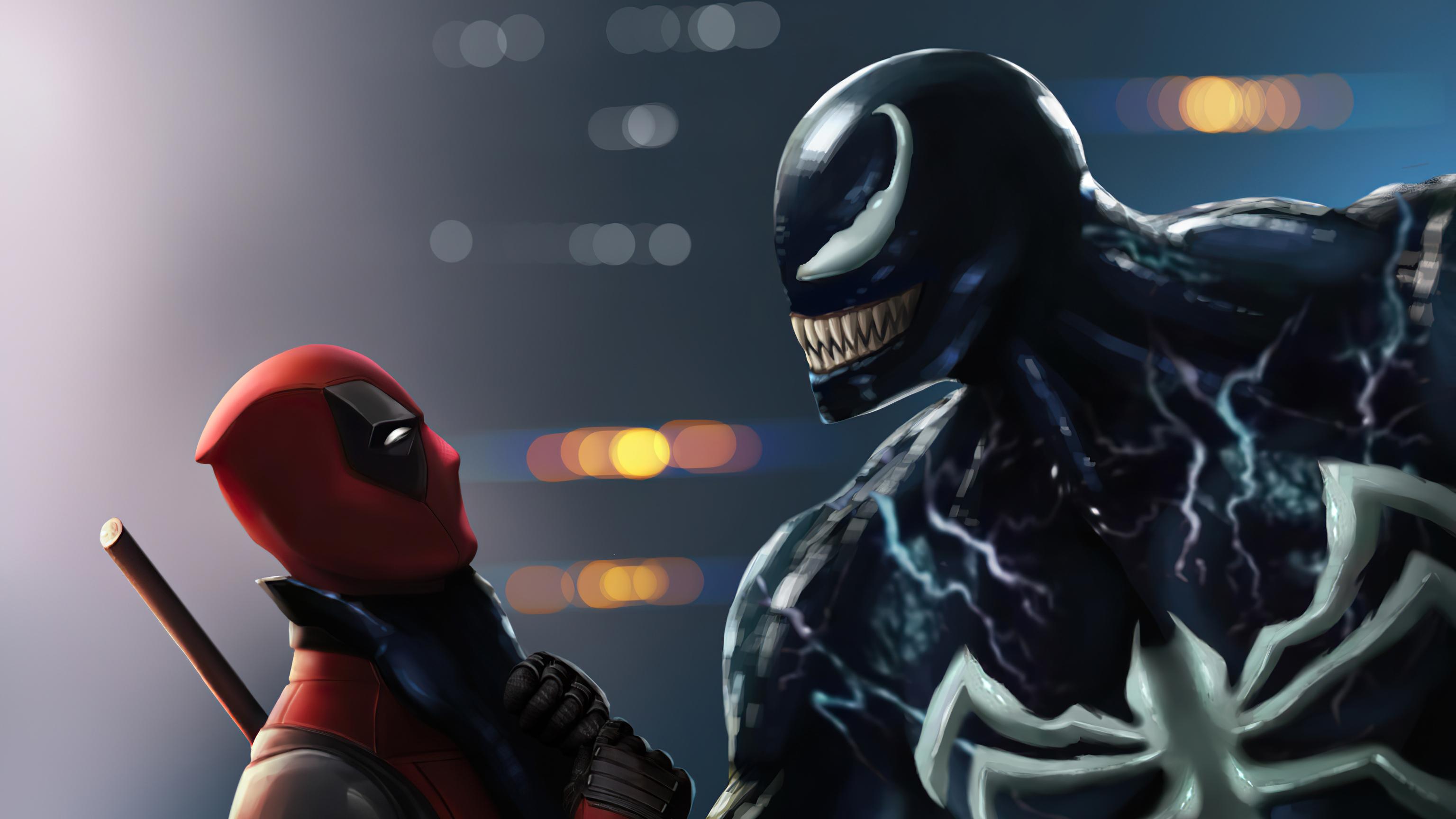 3072x1728 Deadpool Venom 4k, HD Superheroes, 4k Wallpaper, Image, Background, Photo and Picture