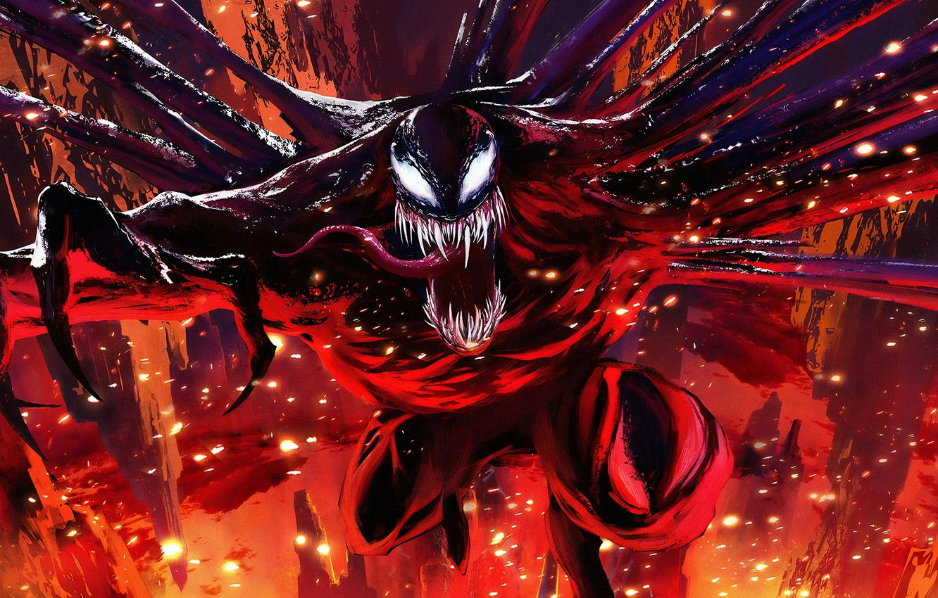 1332x850 Wallpaper fiction, art, comic, Venom, Venom image for desktop, section фильмы
