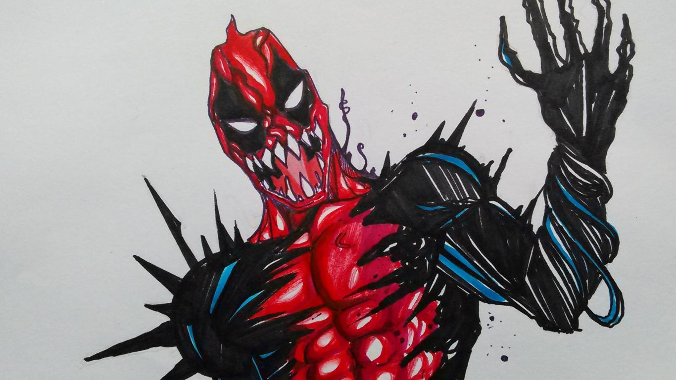 1366x768 Free download Venom Deadpool Wallpaper Top Venom Deadpool Background [2560x1440] for your Desktop, Mobile & Tablet. Explore Red Venom Wallpaper. Red Venom Wallpaper, Venom Wallpaper, Venom Wallpaper