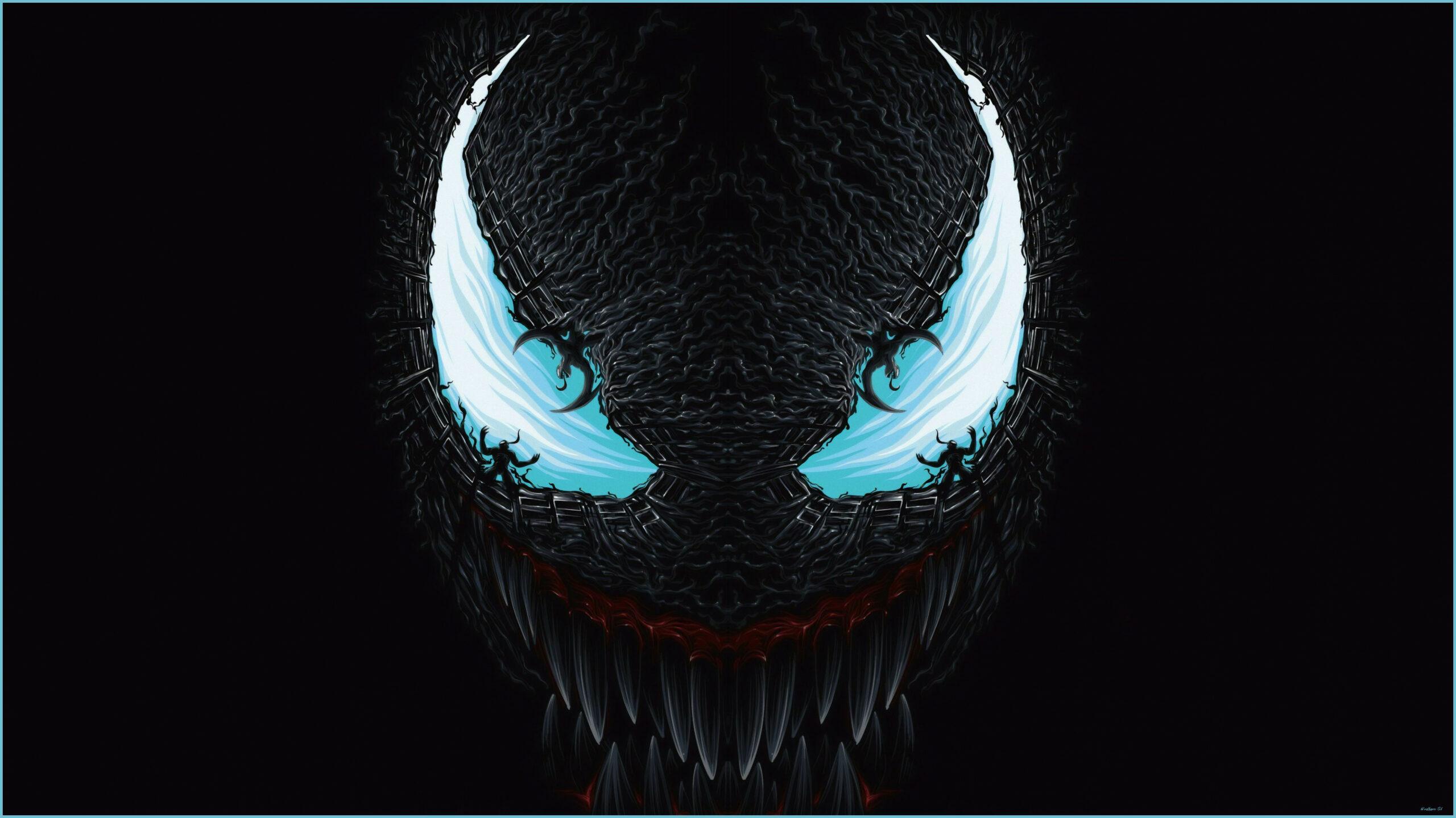 2560x1440 9k Venom Art Blue Venom Wallpaper, Superheroes Wallpaper, HD Wallpaper 4k