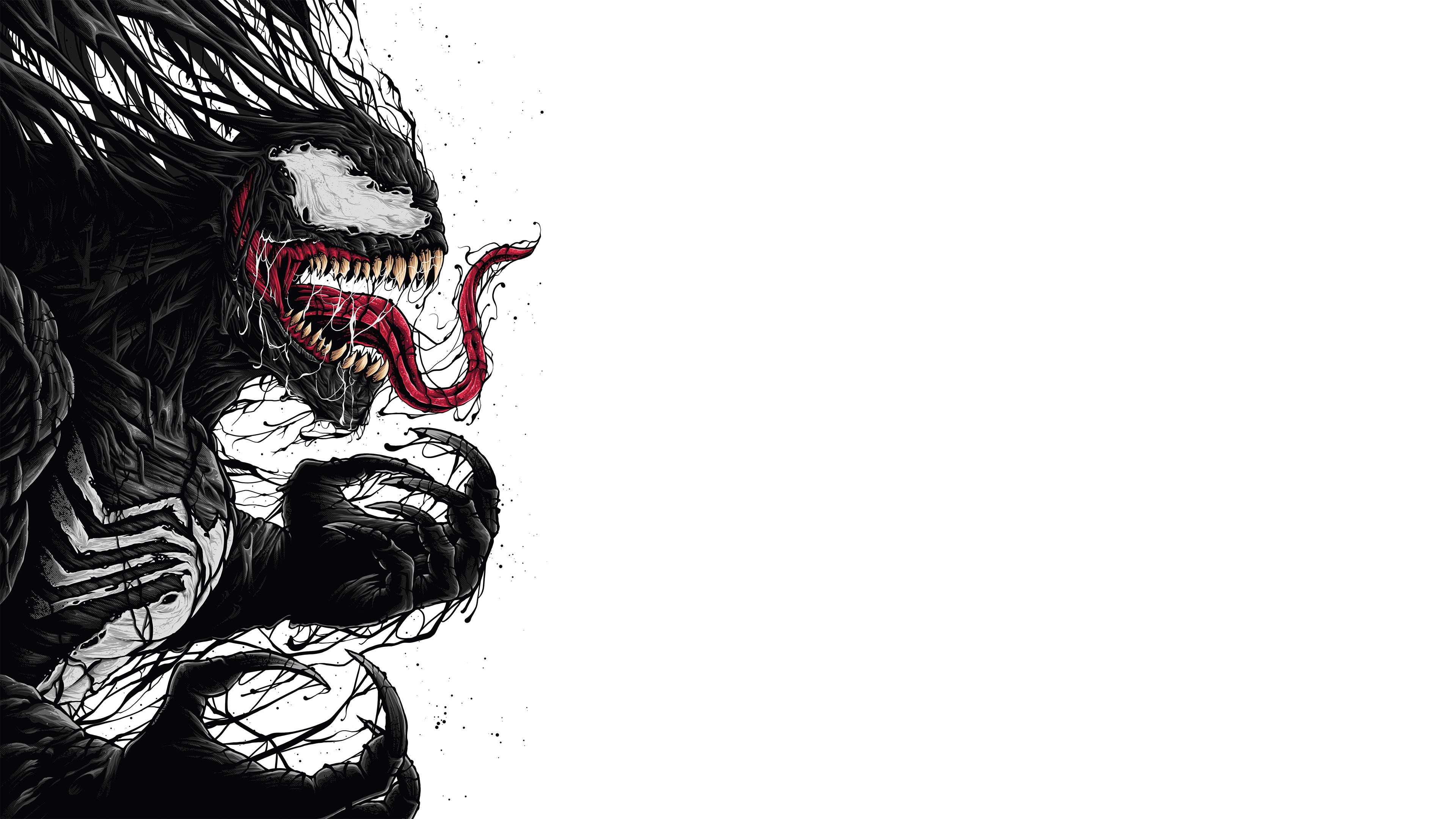 3840x2160 Venom Digital Fan Art 4k 2048x1152 Resolution HD 4k Wallpaper, Image, Background, Photo and Picture