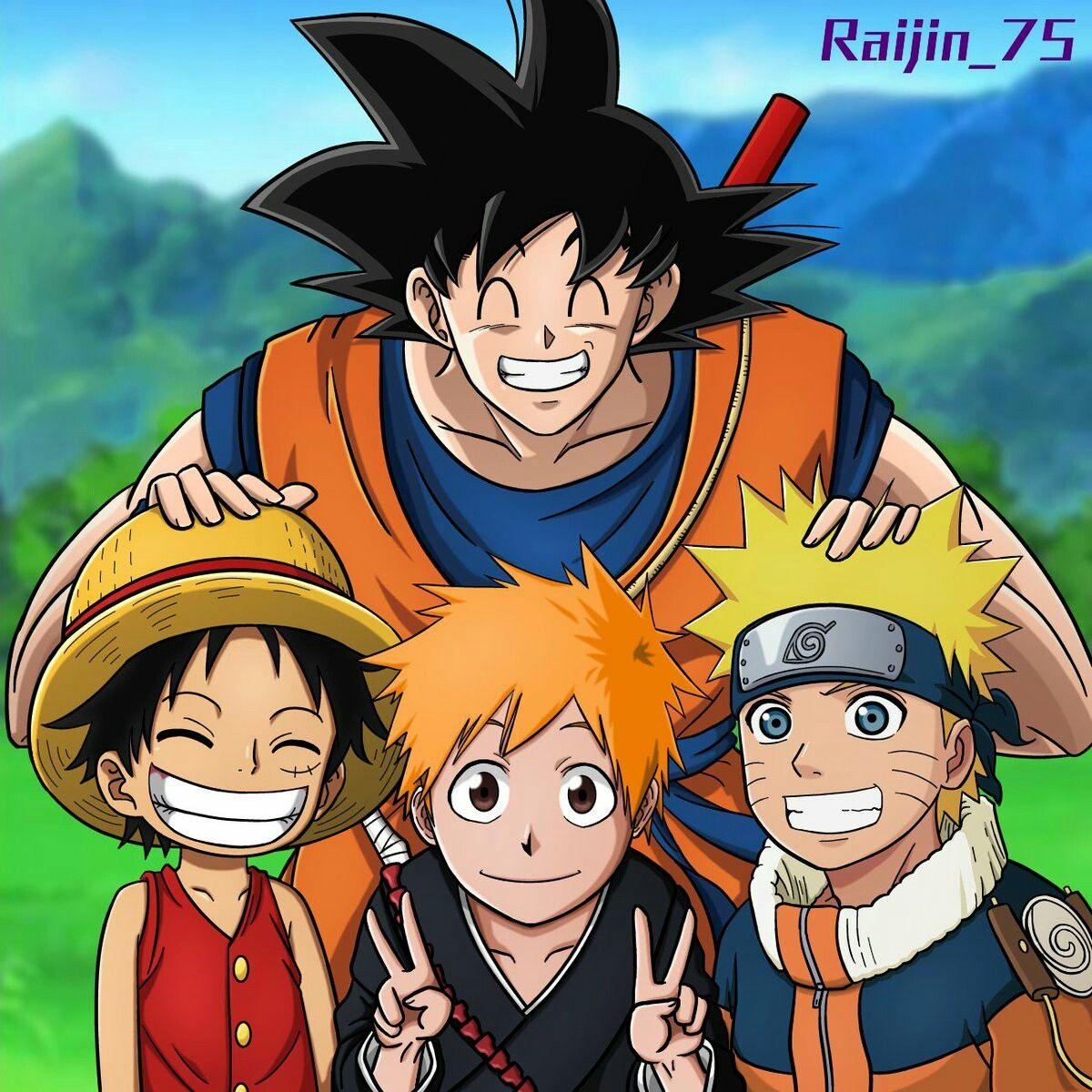 Goku Luffy Naruto Wallpapers - Top Free Goku Luffy Naruto Backgrounds