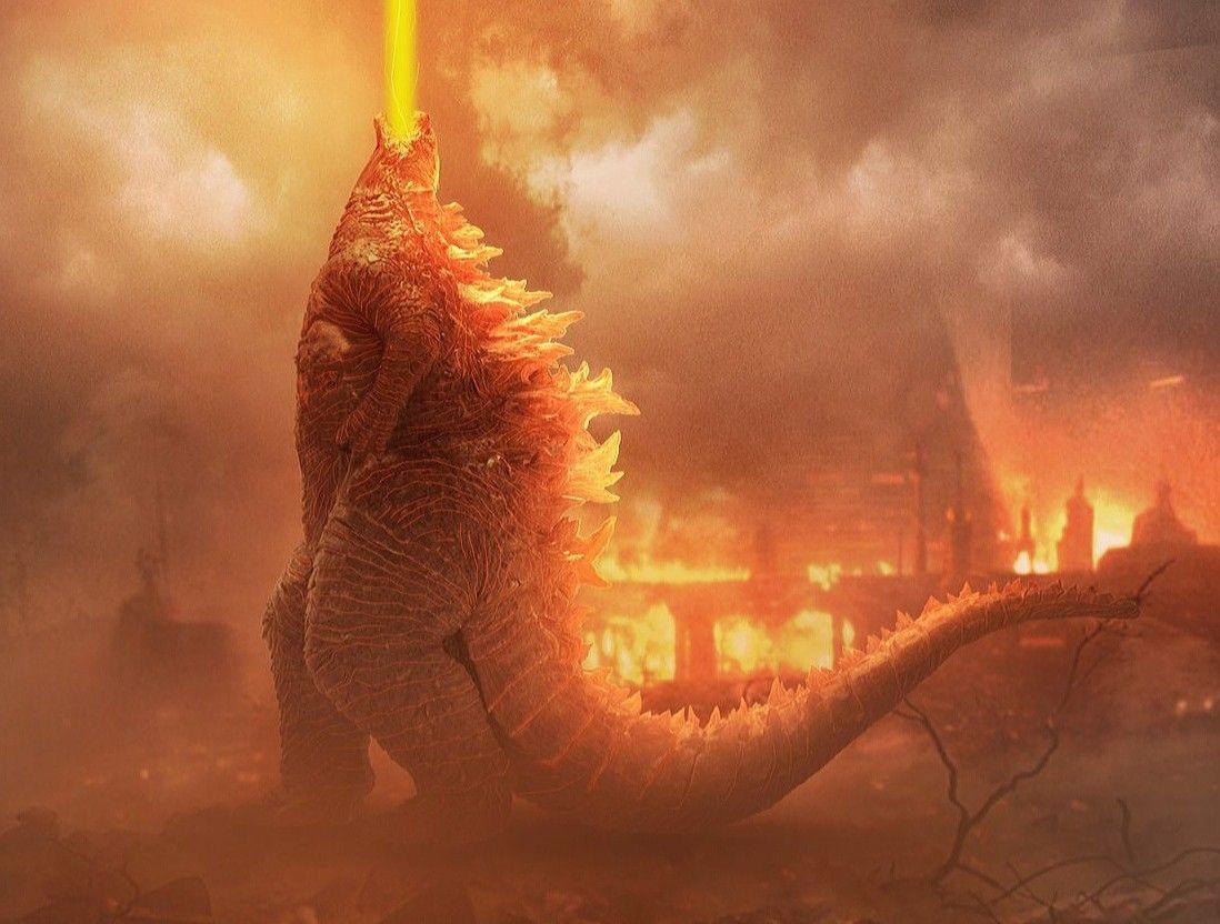 1098x832 Burning Godzilla. All godzilla monsters, Godzilla, Godzilla wallpaper