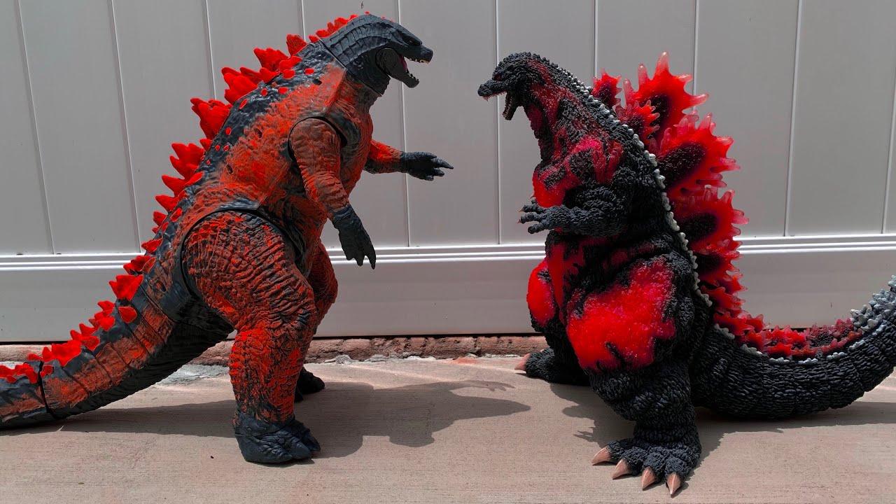 1280x720 Burning Godzilla Wallpaper