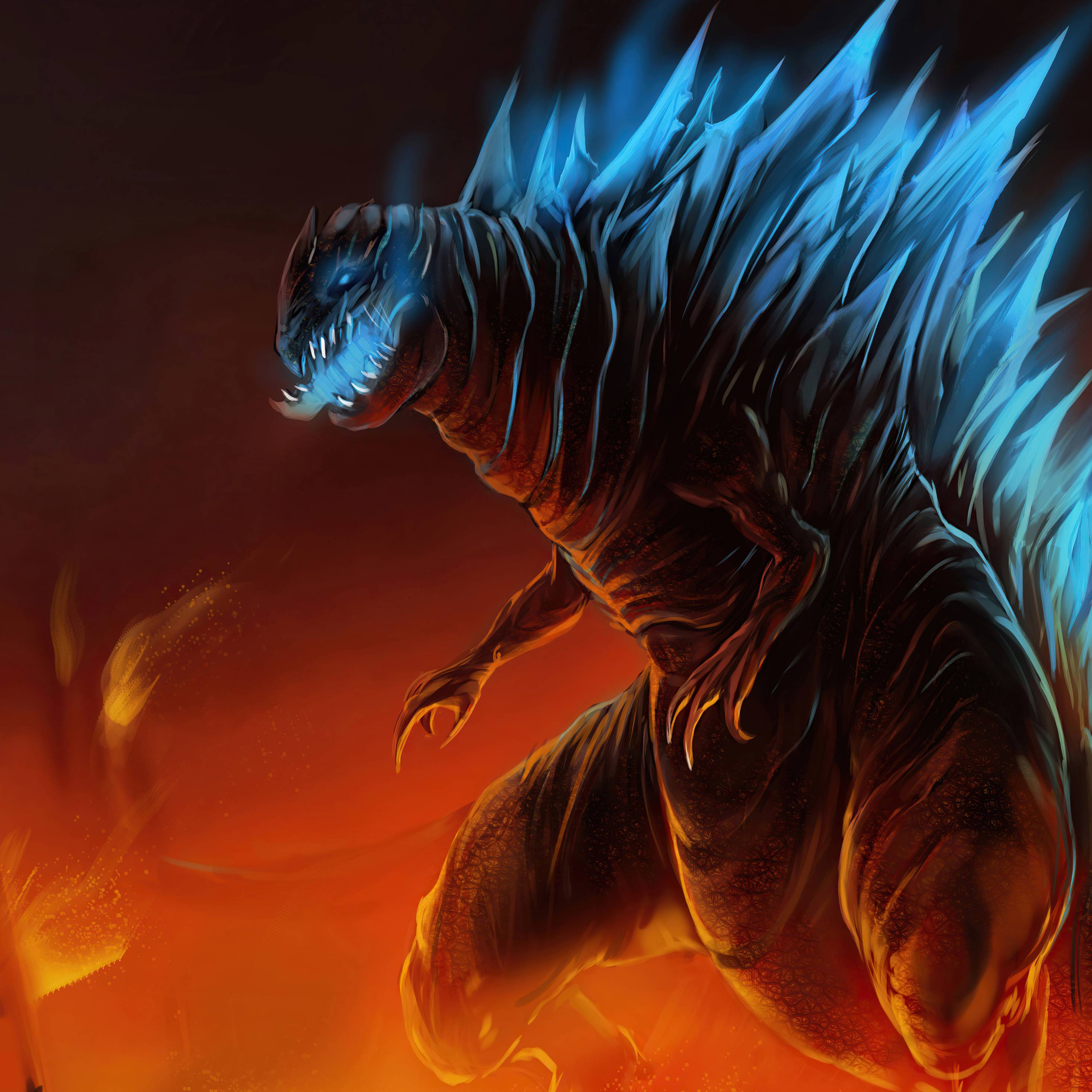 2932x2932 Godzilla 2021 FanArt iPad Pro Retina Display Wallpaper, HD Artist 4K Wallpaper, Image, Photo and Background