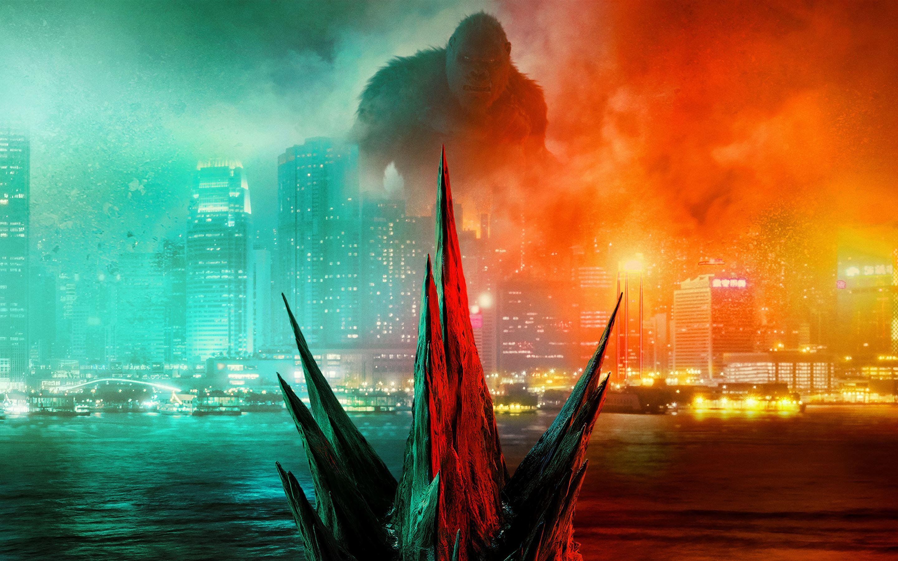 2880x1800 godzilla vs kong 8k MacBook Air Wallpaper Download