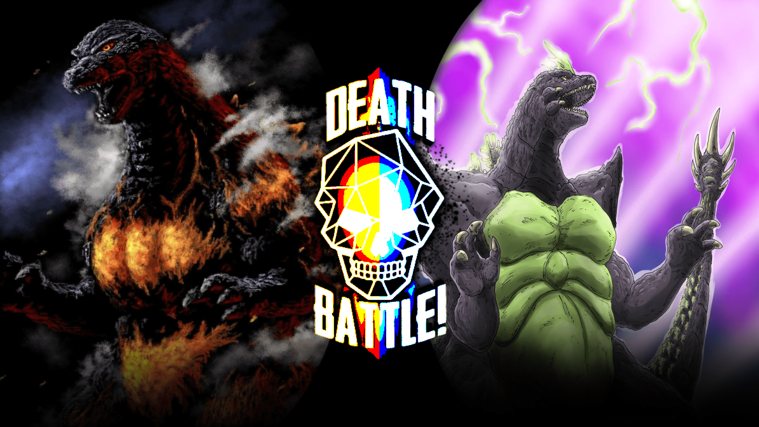 2500x1406 Burning Godzilla vs. Super Godzilla. Death Battle Fanon