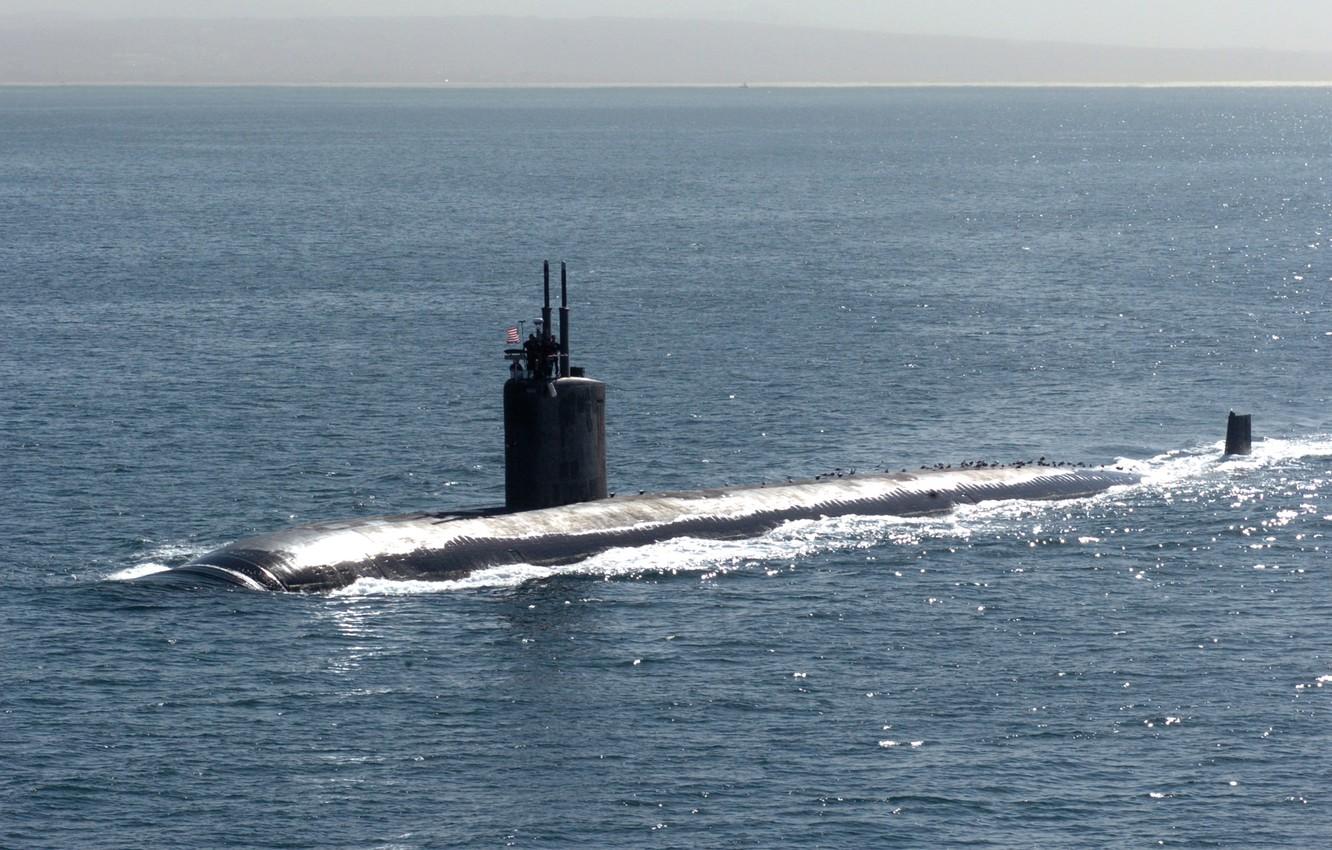 1332x850 Wallpaper boat, underwater, SSN USS Asheville image for desktop, section оружие