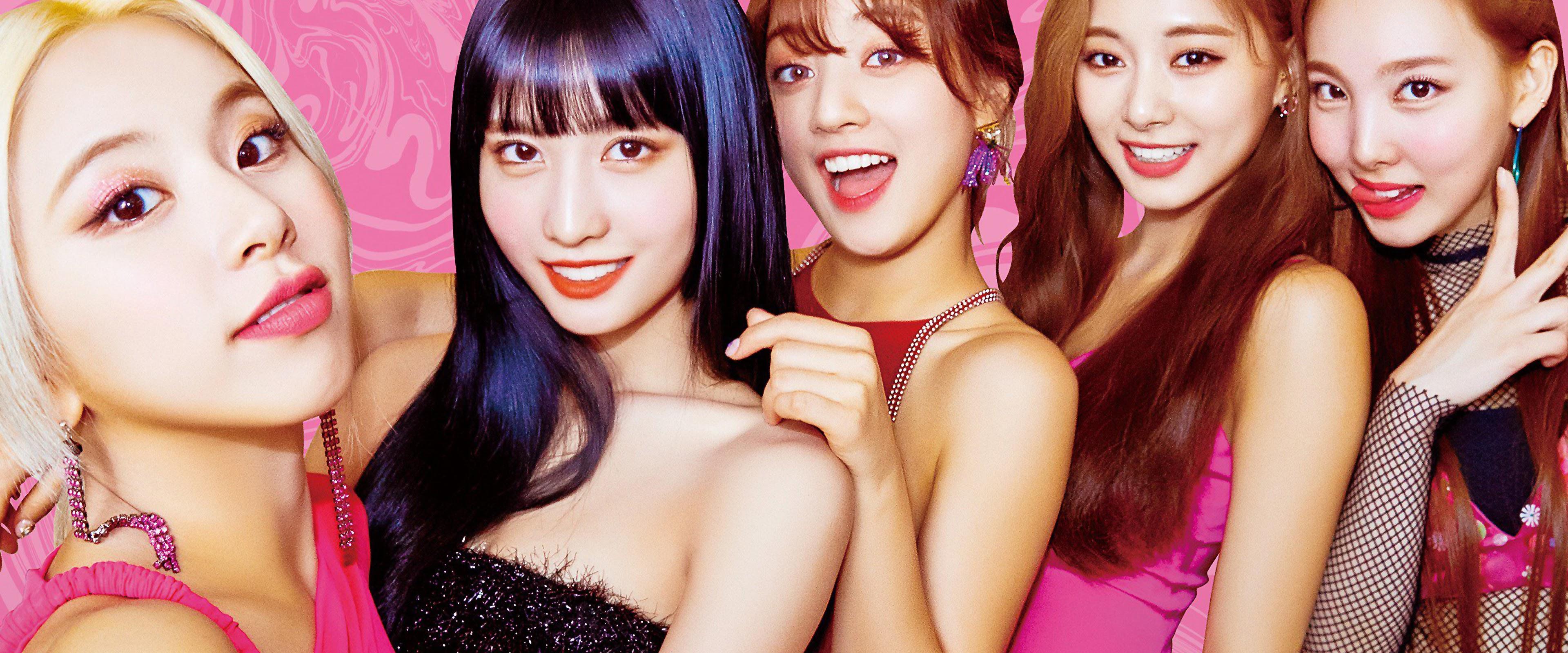 3840x1600 TWICE Fancy You Chaeyoung Momo Jihyo Tzuyu Nayeon 4K Wallpaper