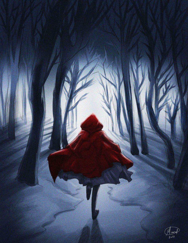 786x1017 Running Away (red riding hood). Red riding hood art, Red riding hood wolf, Red riding hood