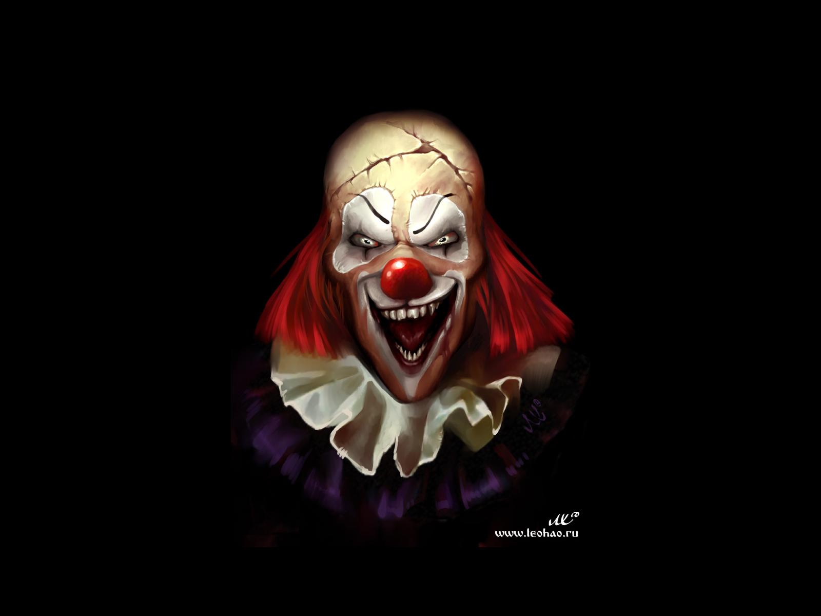 1600x1200 Creepy Clown Wallpaper