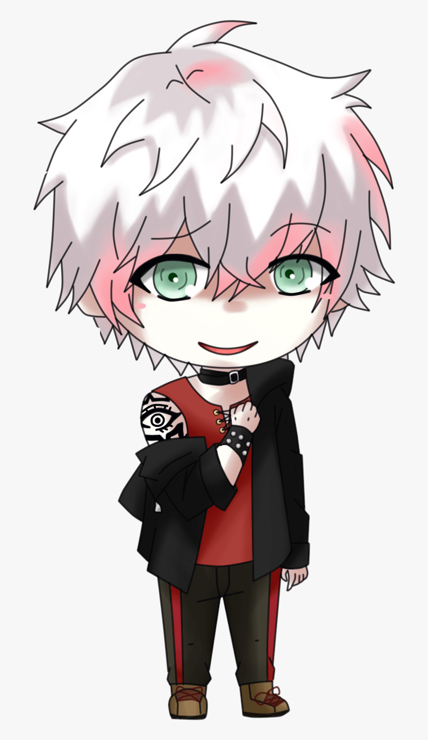860x1487 saeran #choi #ray #unknown #mystic #messenger #⚠ #chibi Messenger Saeran Chibi, HD Png Download, Transparent Png Image