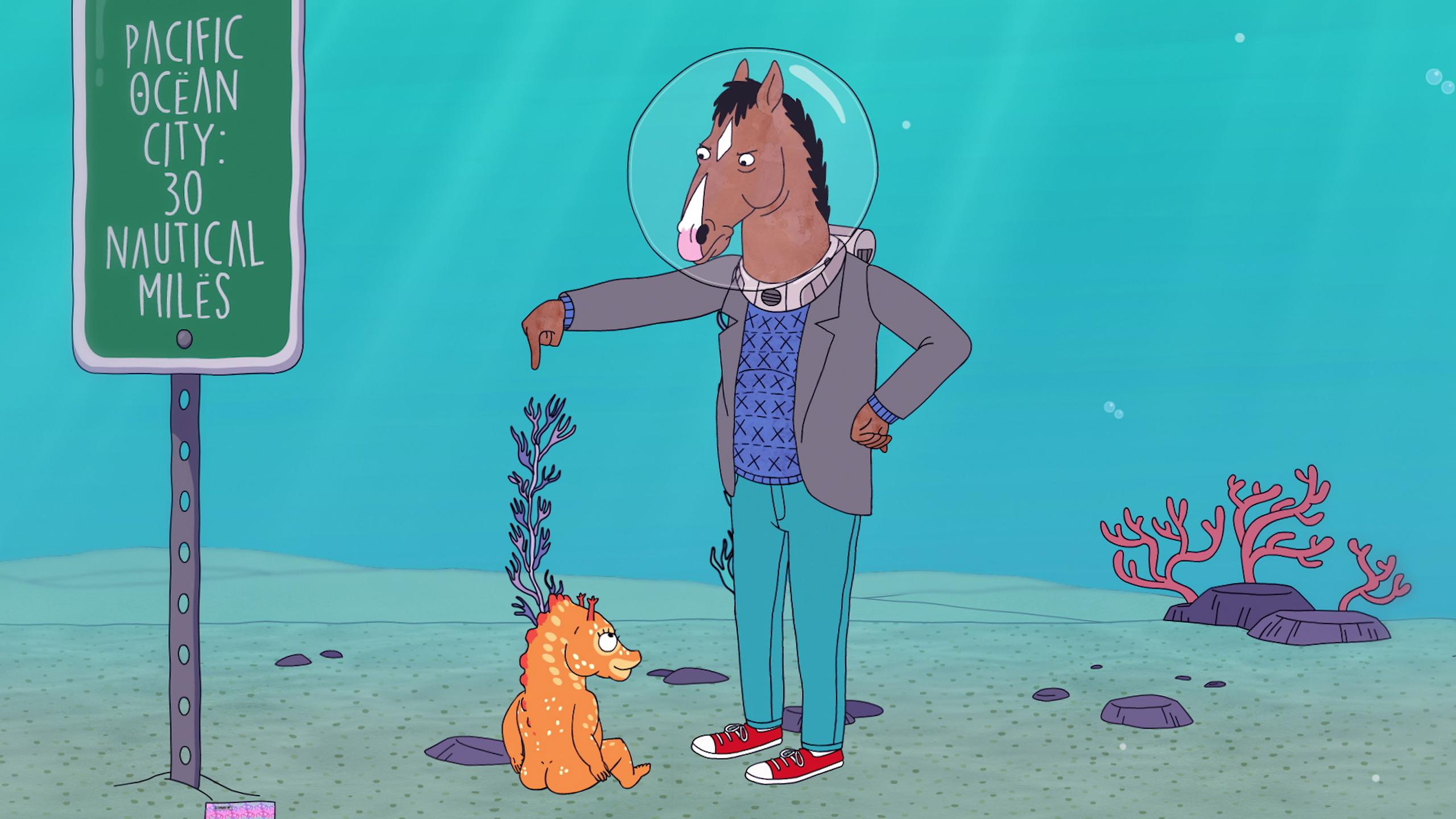 2560x1440 BoJack Horseman HD Wallpaper
