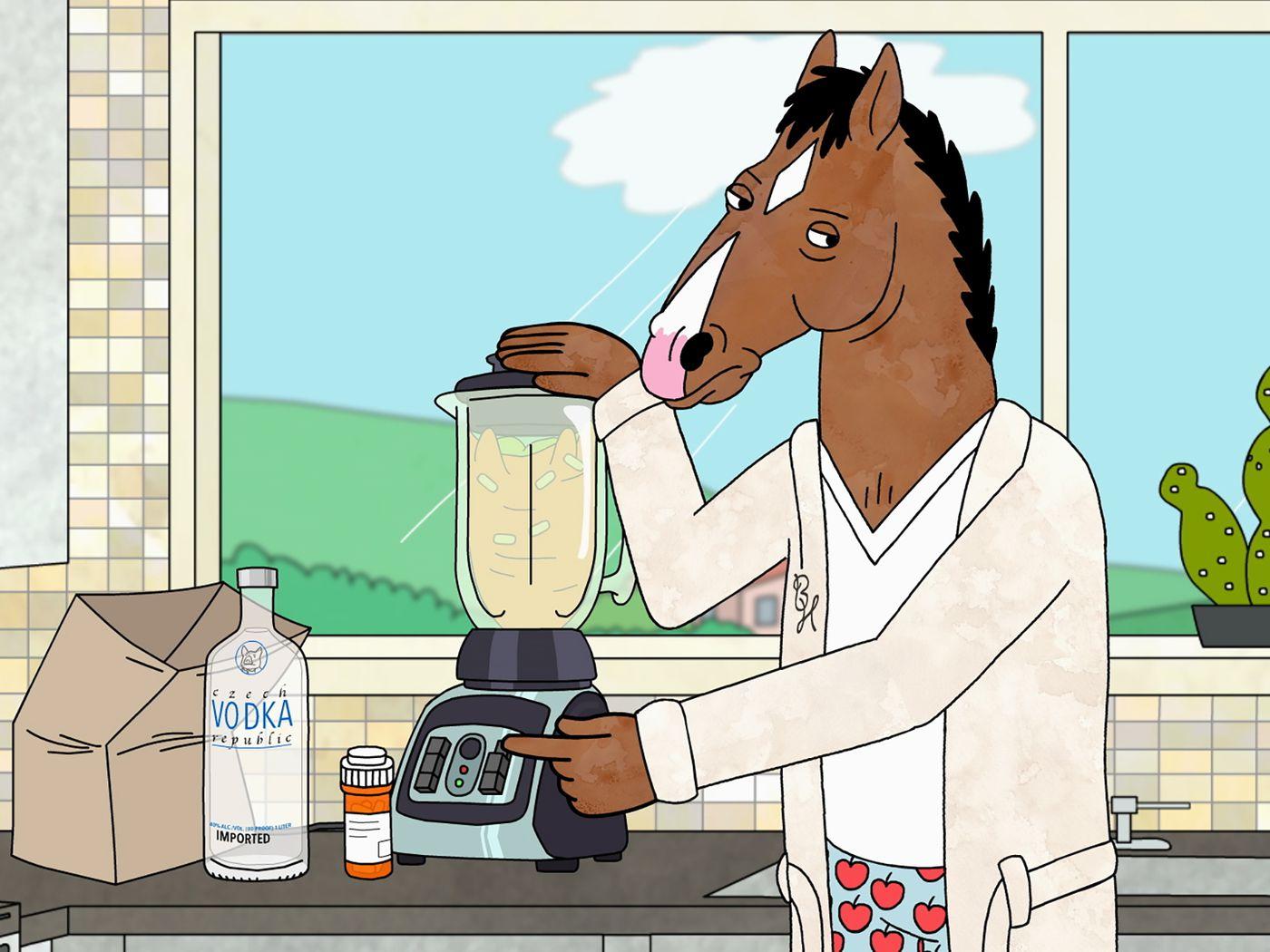 1400x1050 BoJack Horseman Asks Food to Do Too Much
