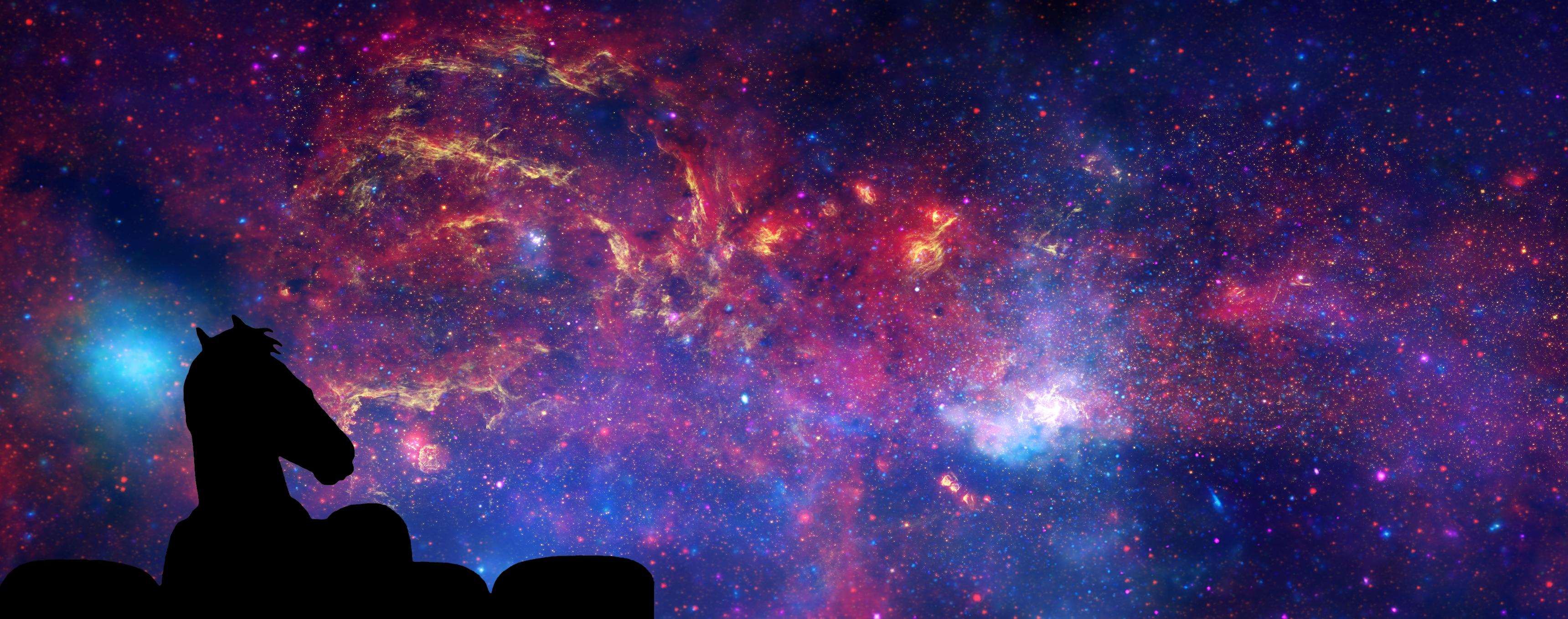3440x1357 Planetarium Wallpaper: BoJackHorseman