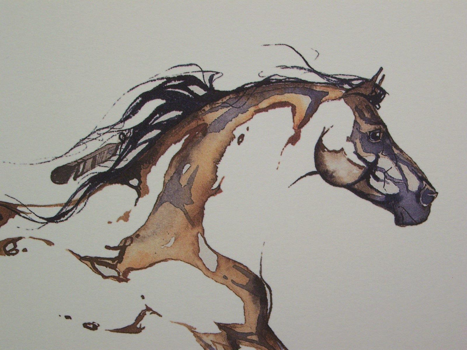 1600x1200 Prairie Dance II (framed) Lynn Richards custom equine art, drinkware, and clothing