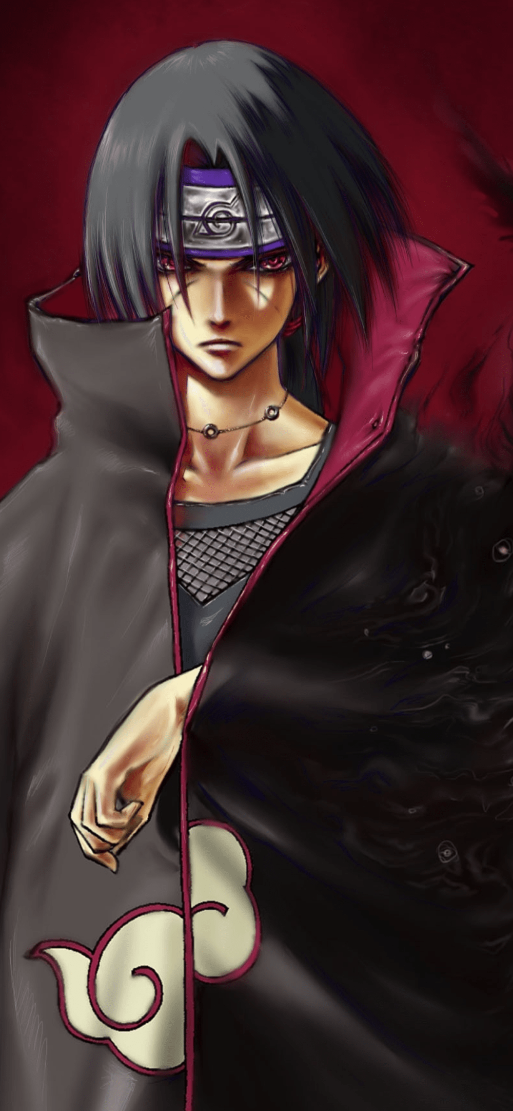 1000x2164 Itachi Uchiha Anime iPhone XS MAX Wallpaper, HD Anime 4K Wallpaper, Image, Photo and Background. Wallpaper 4k, Wallpaper naruto shippuden, Anime 4k