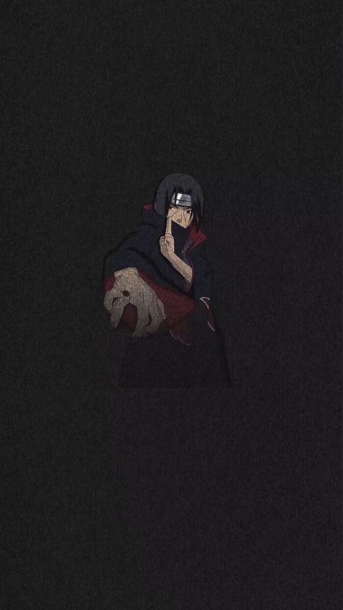 690x1226 Itachi Wallpaper Black Best Image