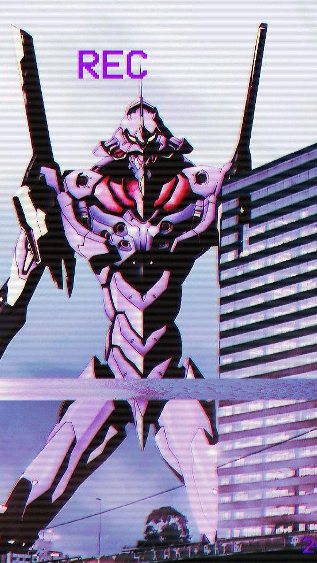 1080x1920 Neon Genesis Evangelion Aesthetic Wallpaper