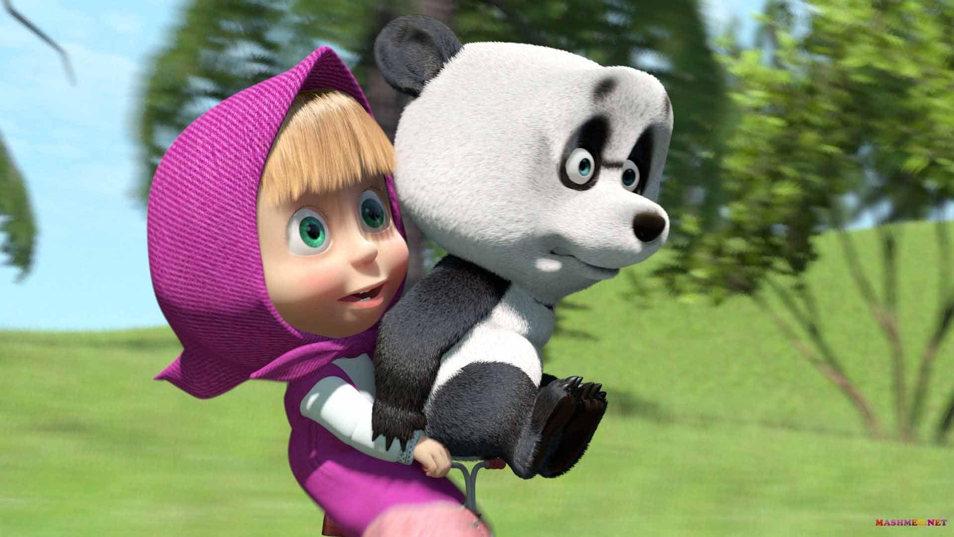 1920x1080 Masha And The Bear Wallpaper Themes Cute 10200 Wallpaper Cool. Masha and the bear, Bear cartoon, Marsha and the bear